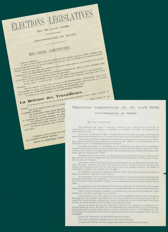 6 - Les lections lgislatives de 1936
