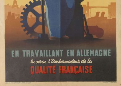 Affiche de propagande pour le STO (Archives dpartementales des Ardennes, 21Fi 303)