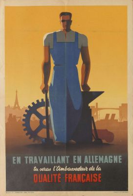 Affiche de propagande pour le STO (Archives dpartementales des Ardennes, 21Fi 303)