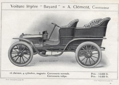 Photographie de la voiture lgre Bayard (Cote 1J156-4)