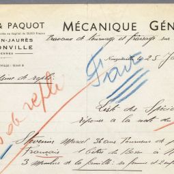 Extrait d’une liste des ouvriers spécialisés d’une entreprise Nouzonnaise en 1940 (Archives départementales des Ardennes, 11M 81)