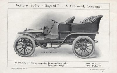 Photographie de la voiture légère Bayard (Cote 1J156-4)