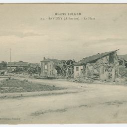 Savigny-sur-Aisne en 1918