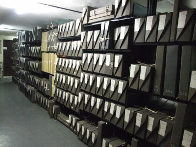 Vue des archives communales de Charleville déposées aux Archives départementales