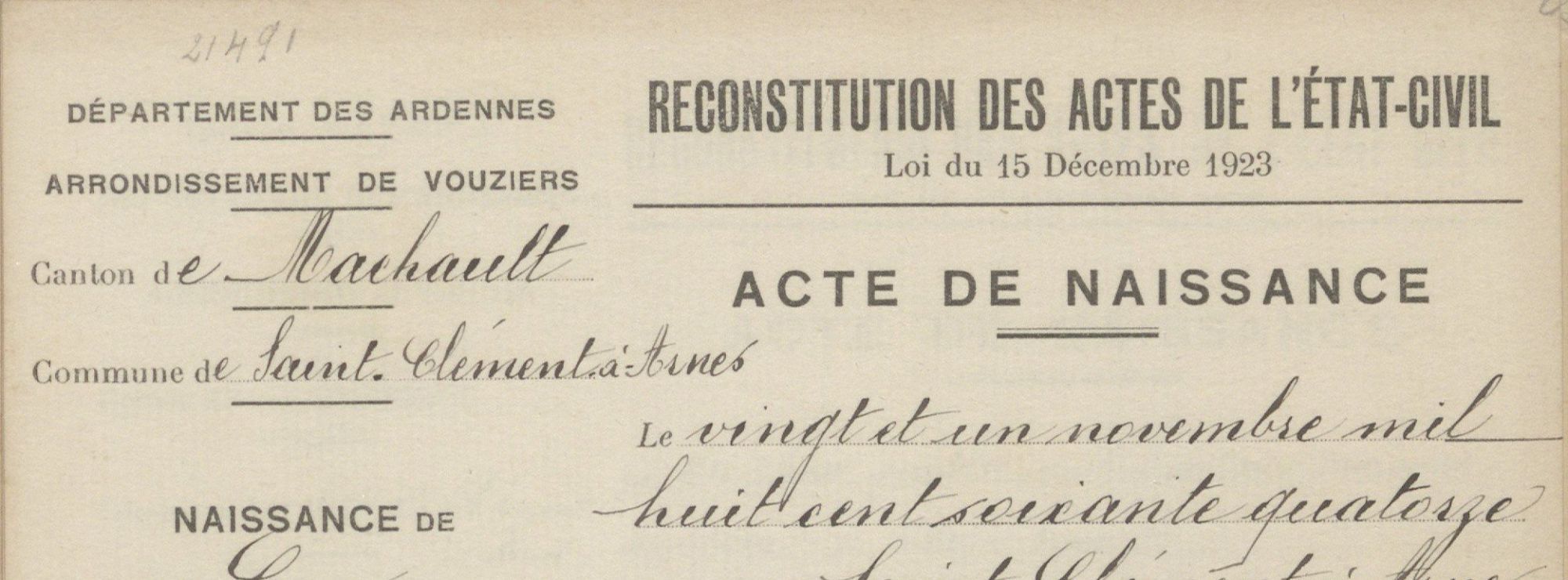 État civil et répertoires de notaires