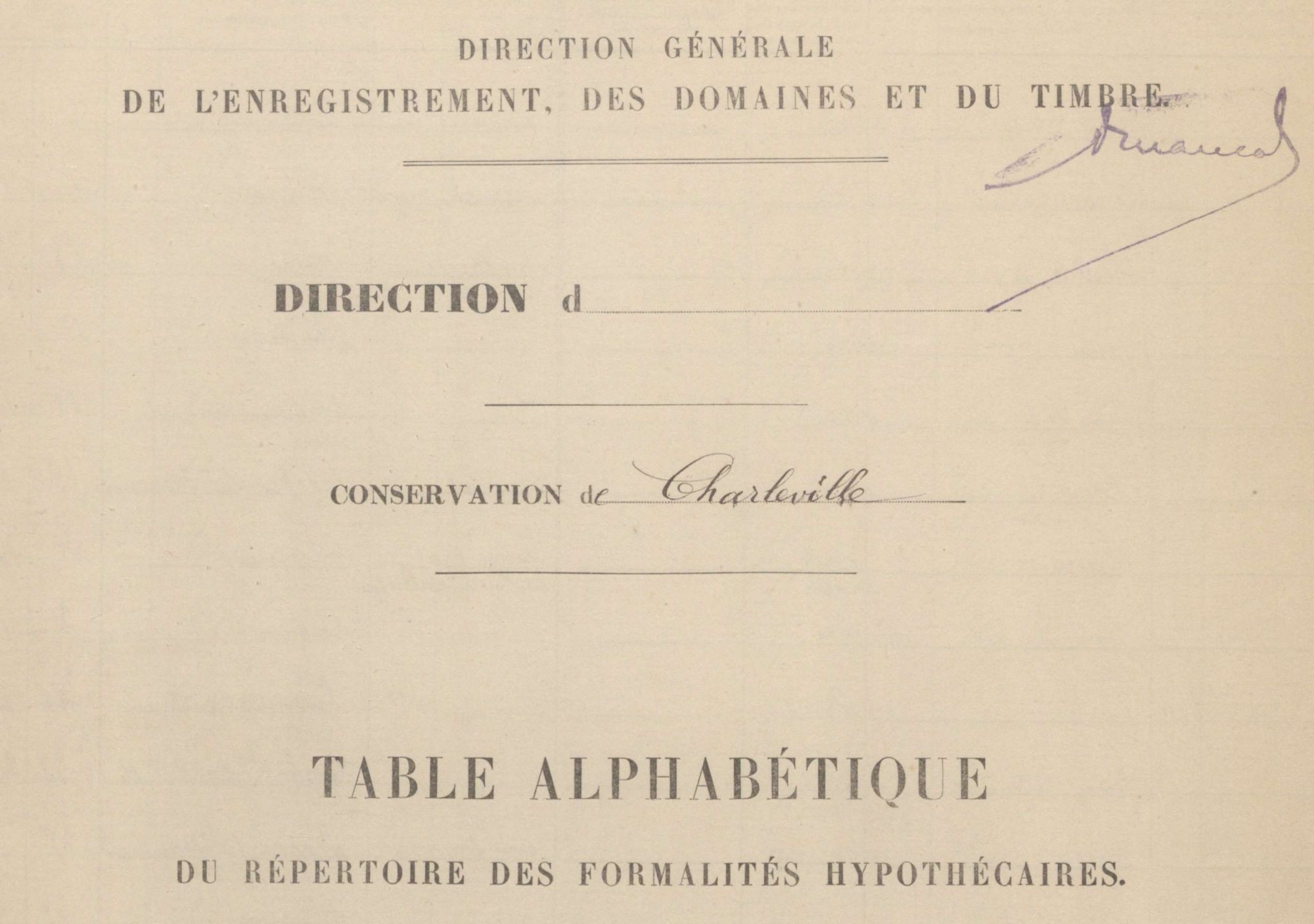 Mise en ligne de registres des hypothèques