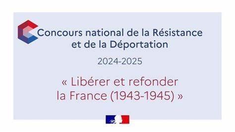 Concours national de la Résistance et de la Déportation 2025