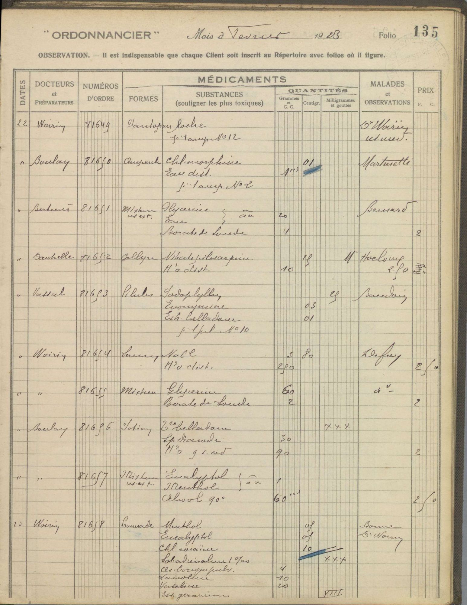 Don d'archives privées originales