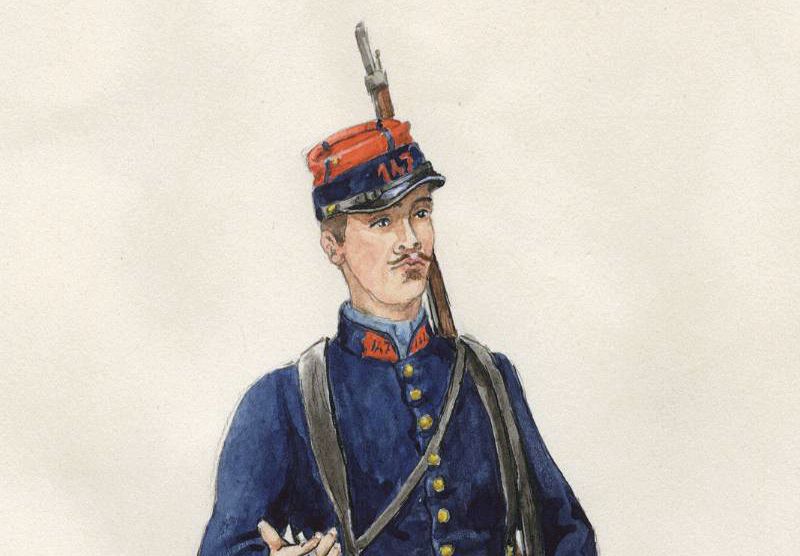 Les uniformes du 147e régiment d'infanterie de Sedan