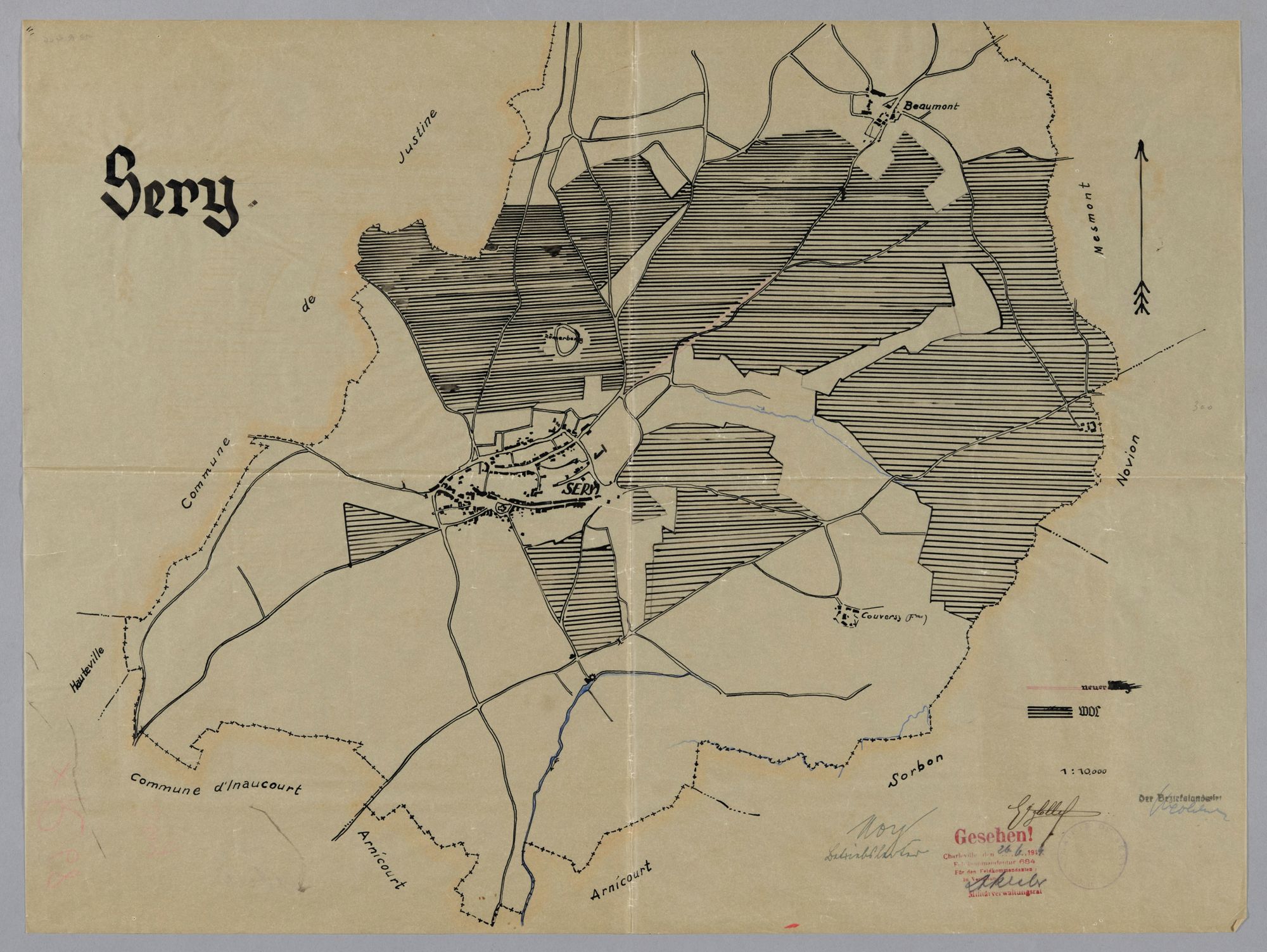 Les plans de la WOL III (Wirtschaftsoberleitung) 