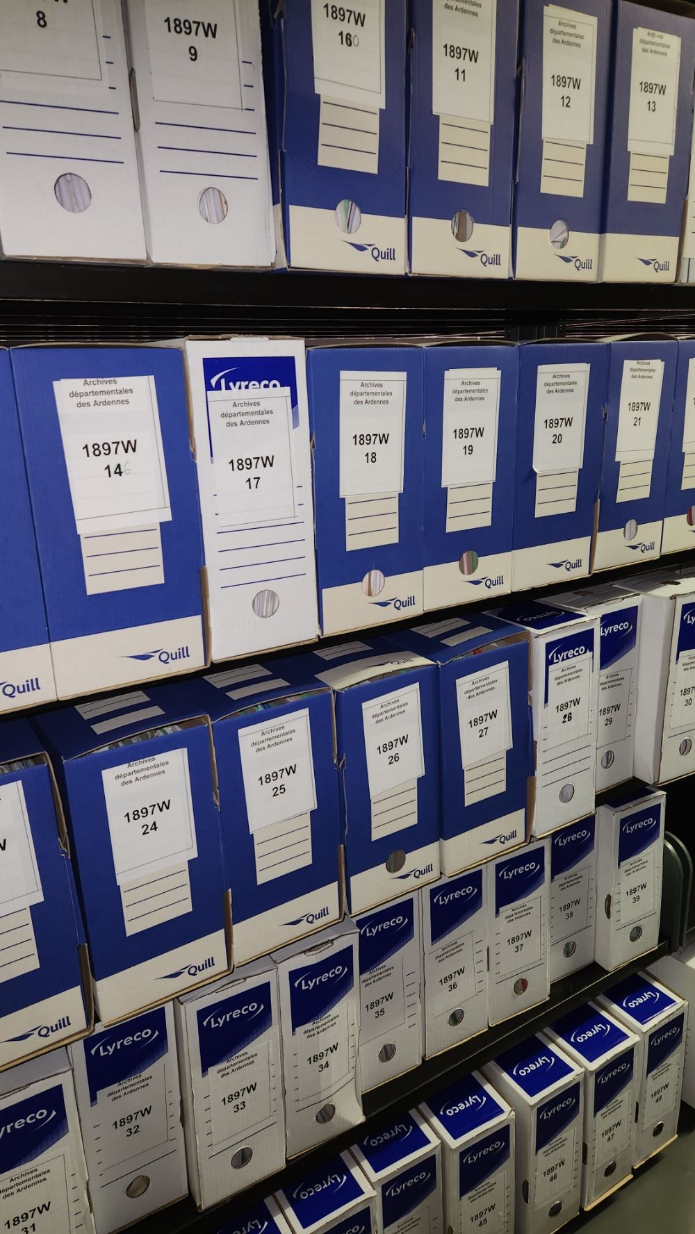 Les dossiers de détenus de la Maison d’arrêt de Charleville-Mézières