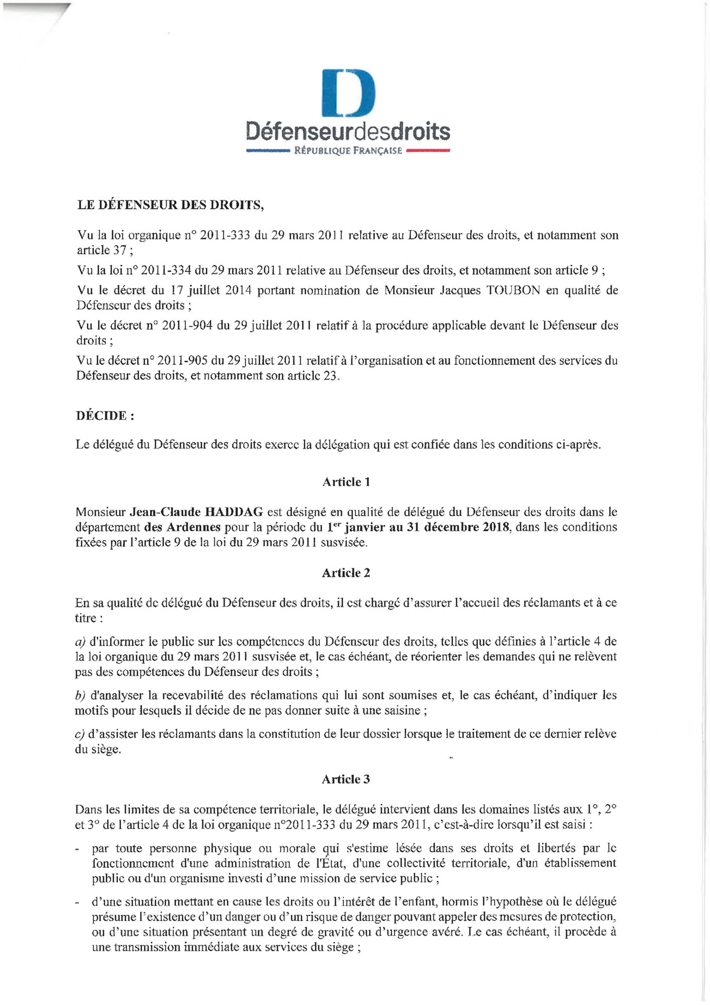 Défenseur des droits 