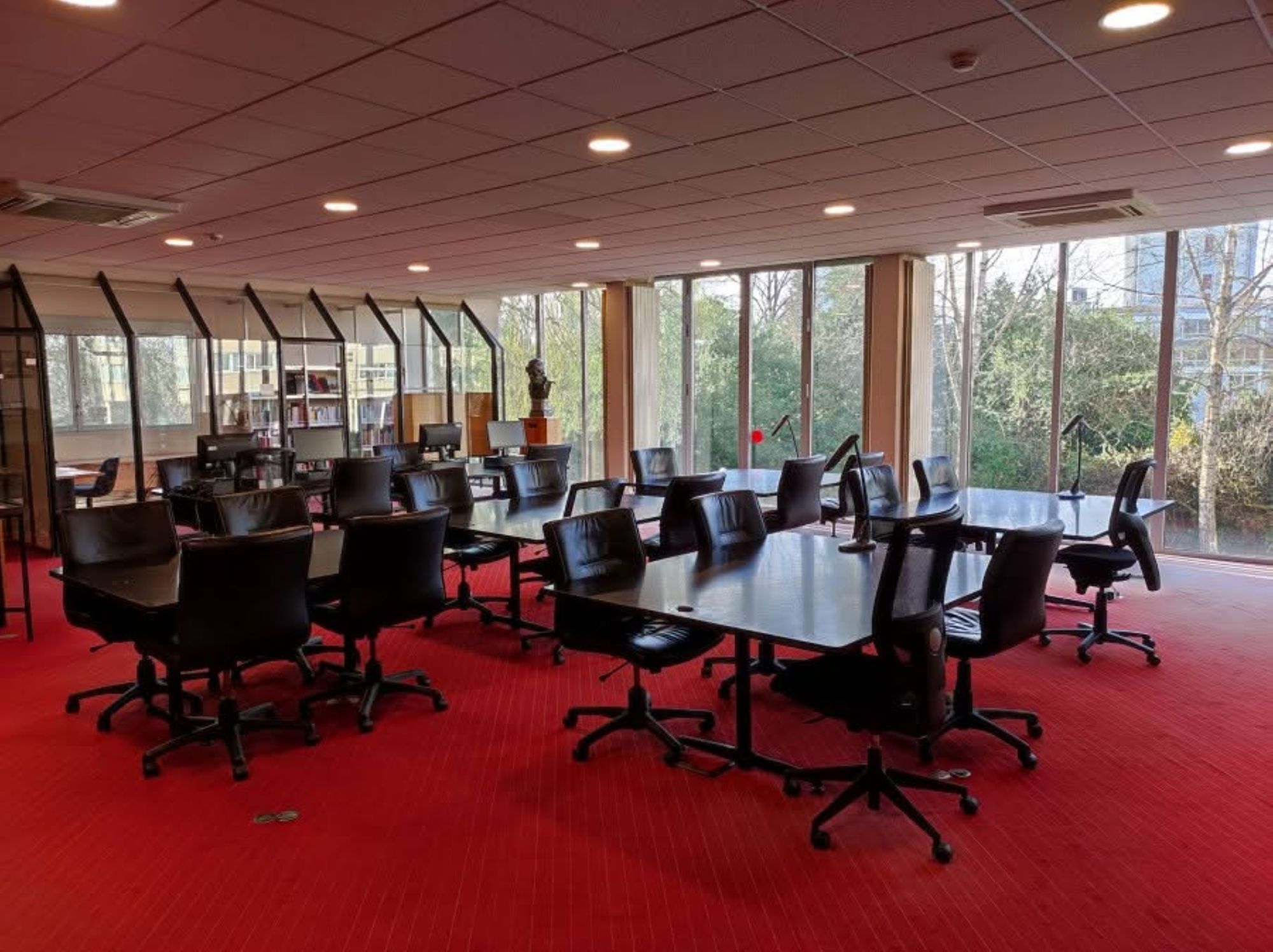 Evolution de l'ouverture de la salle de lecture
